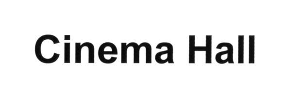cinema hall