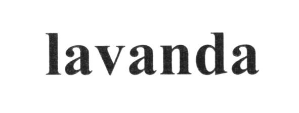 lavanda