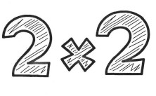 2х2