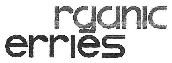 rganic erries