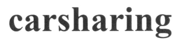 carsharing
