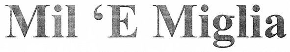 mil`e miglia