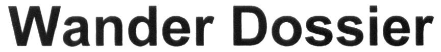 wander dossier