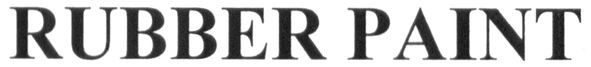 rubber paint