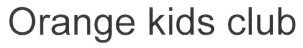 orange kids club