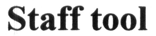 staff tool