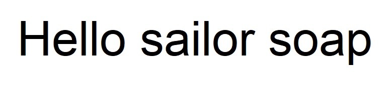 hello sailor soap