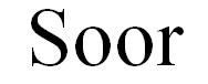 soor