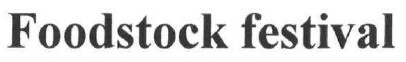 foodstock festival