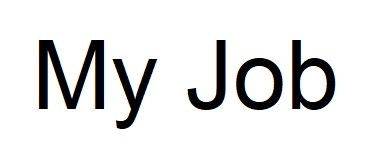 my job