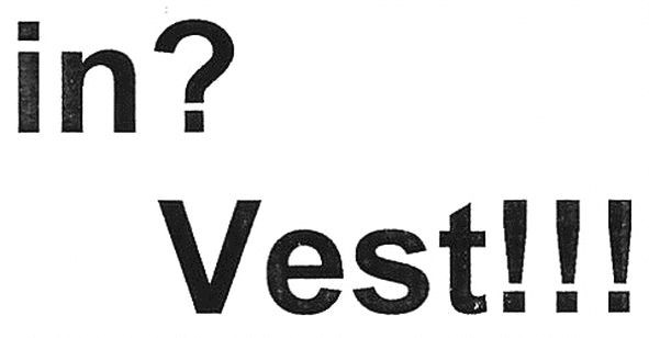 in? vest!!!
