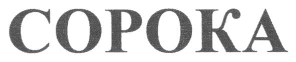 сорока