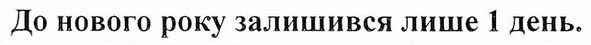 до нового року залишився лише 1 день