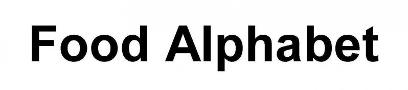 food alphabet