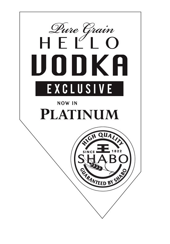 pure grain hello vodka exclusive now in platinum