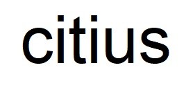 citius