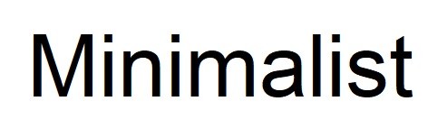 minimalist
