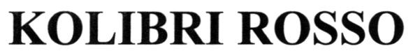 kolibri rosso