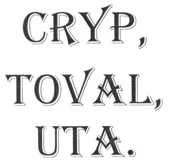 cryp, toval, uta.