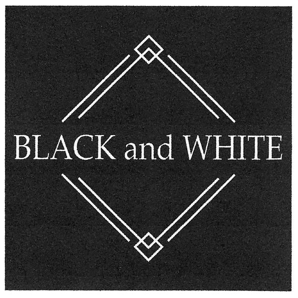 black and white