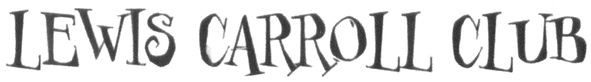 lewis carroll club