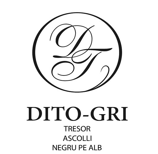 tresor ascolli negru pe alb