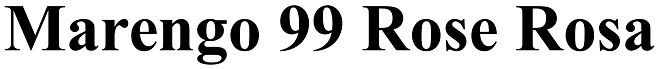 marengo 99 rose rosa