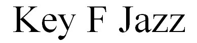 key f jazz