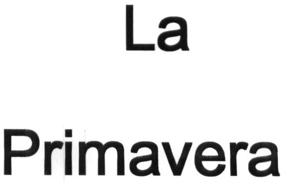 la primavera