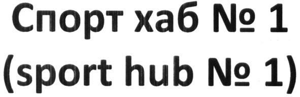 Лого ТМ (sport hub №1)