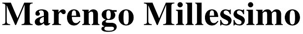 marengo millessimo