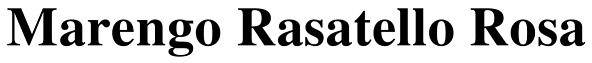 marengo rasatello rosa