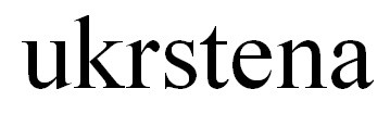 ukrstena
