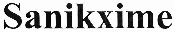 sanikxime