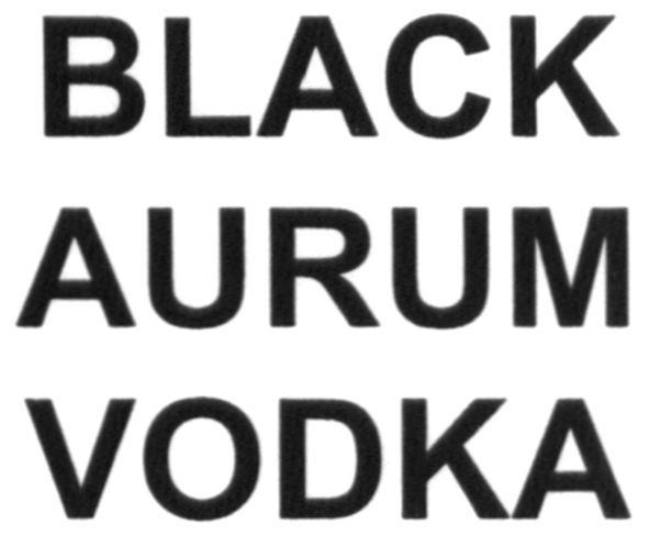 black aurum vodka