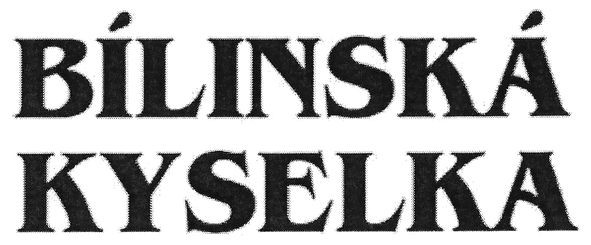 bilinska kyselka