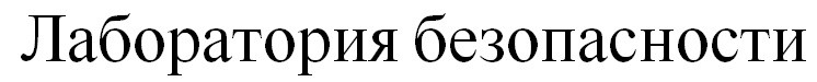лаборатория безопасности