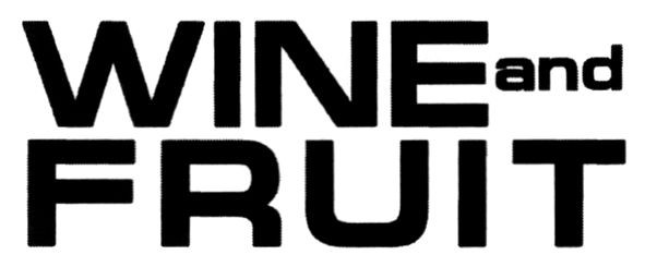 wine and fruit
