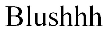blushhh