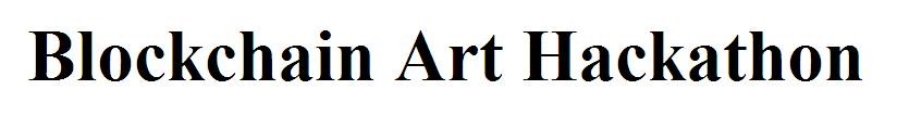 blockchain art hackathon
