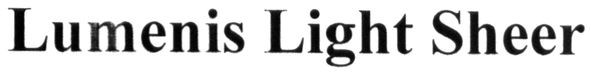 lumenis light sheer