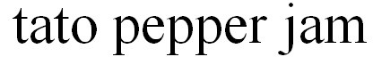 tato pepper jam