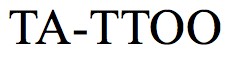 ta-ttoo