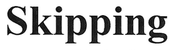 skipping