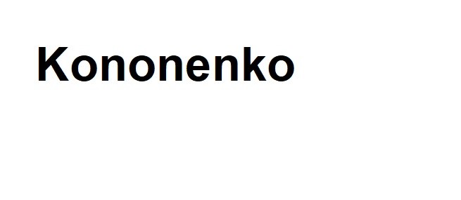kononenko