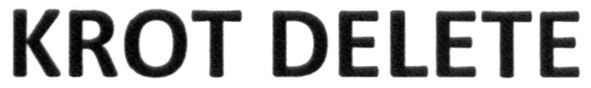krot delete