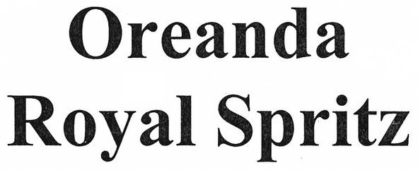 oreanda royal spritz