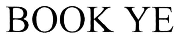 book ye