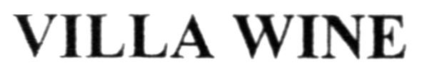 villa wine