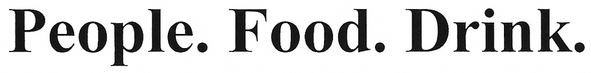 people. food. drink.